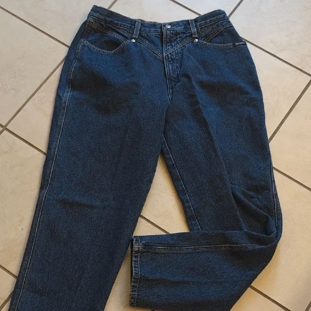 Rocky Mountain Jeans Bareback Western Style Blue High Rise Size 17